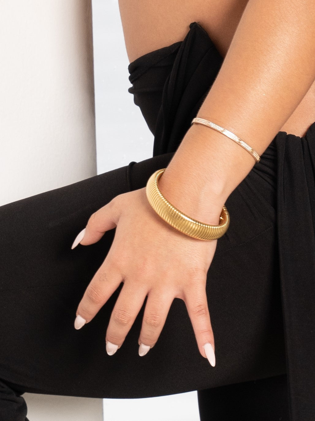 BRAZALETE CECILIA DORADO