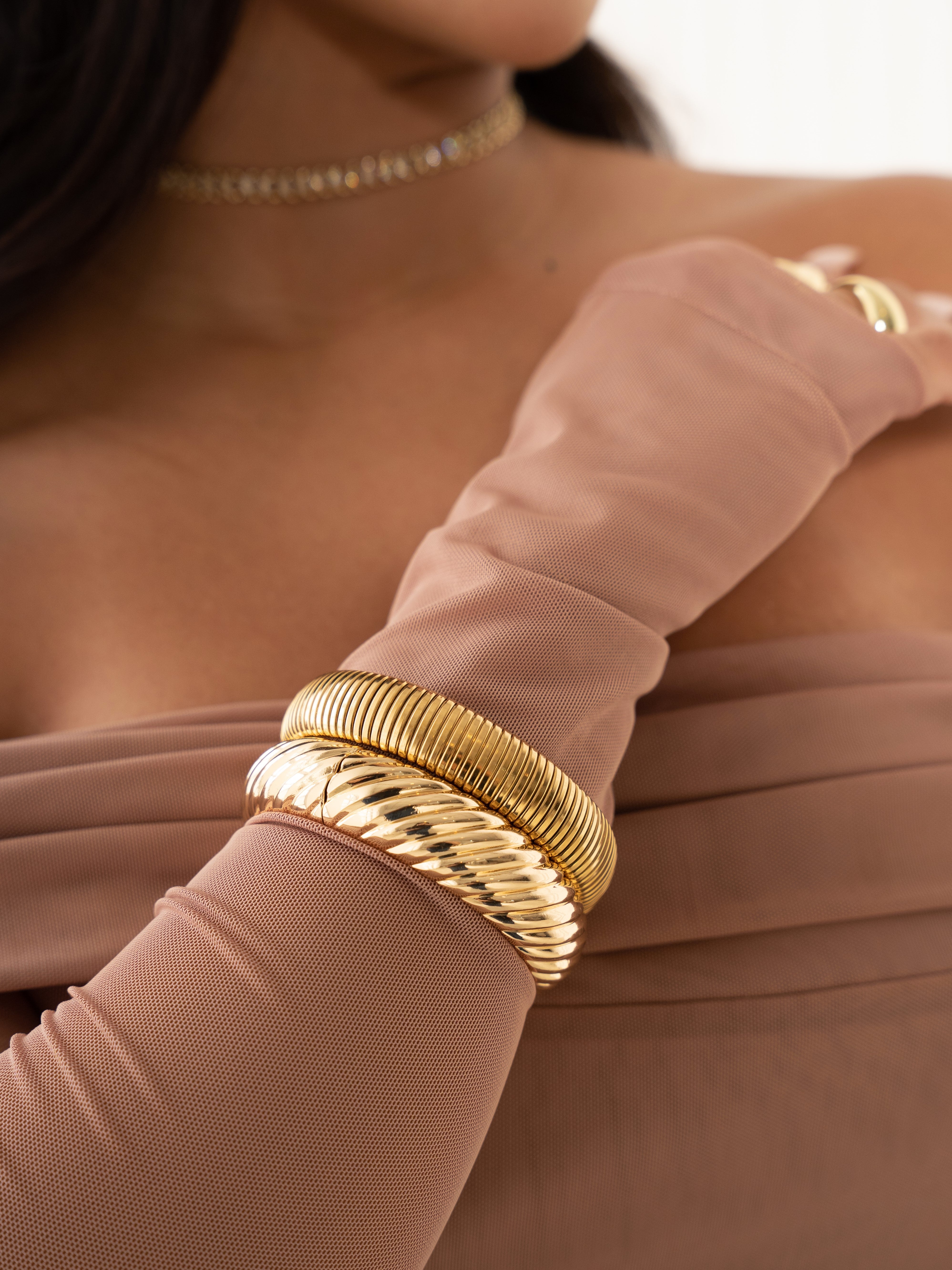 BRAZALETE ROSALIA DORADO