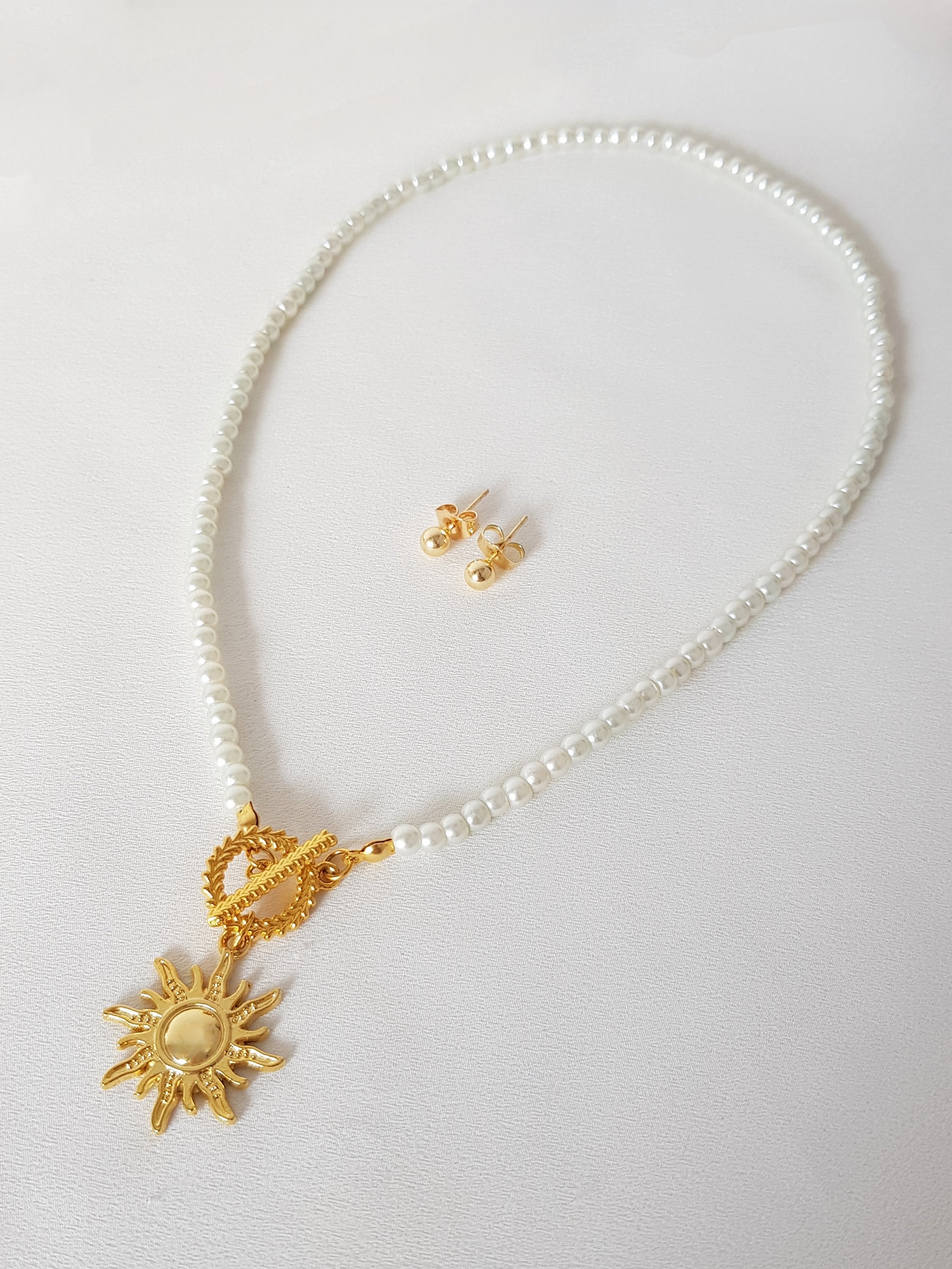 COLLAR SOL PERLAS