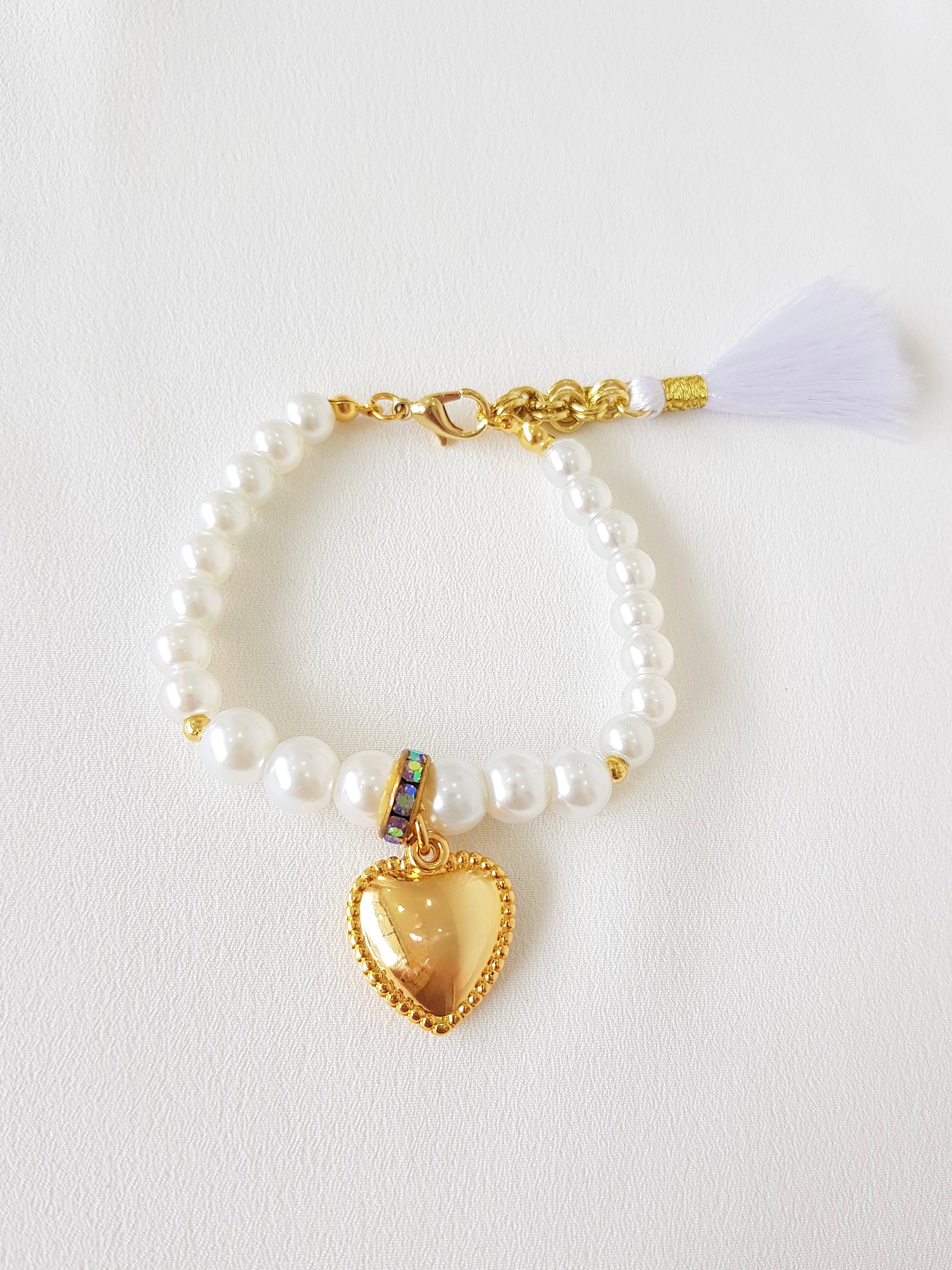 PULSERA PERLAS CORAZÓN