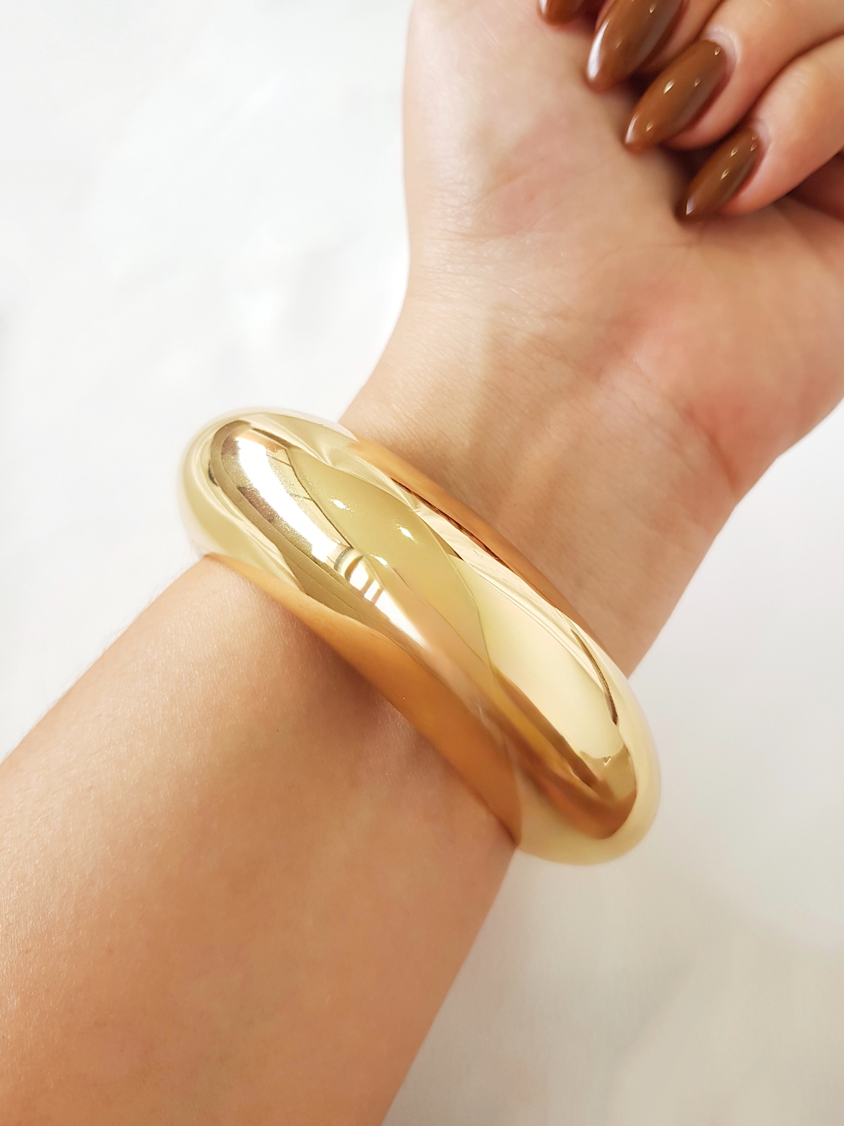 BRAZALETE CHUNKY DORADO