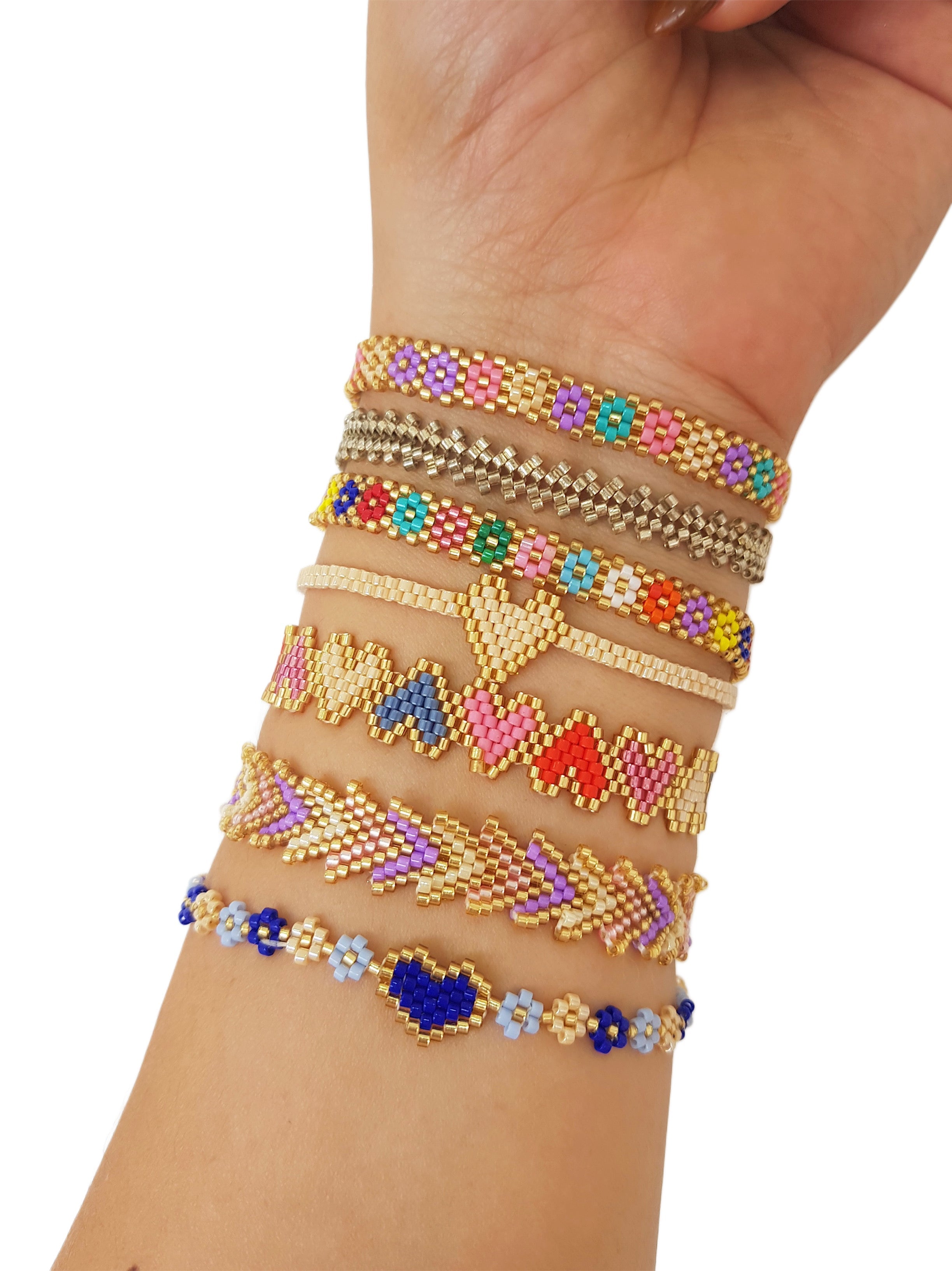 PULSERA MIYUKI CORA PASTELITO