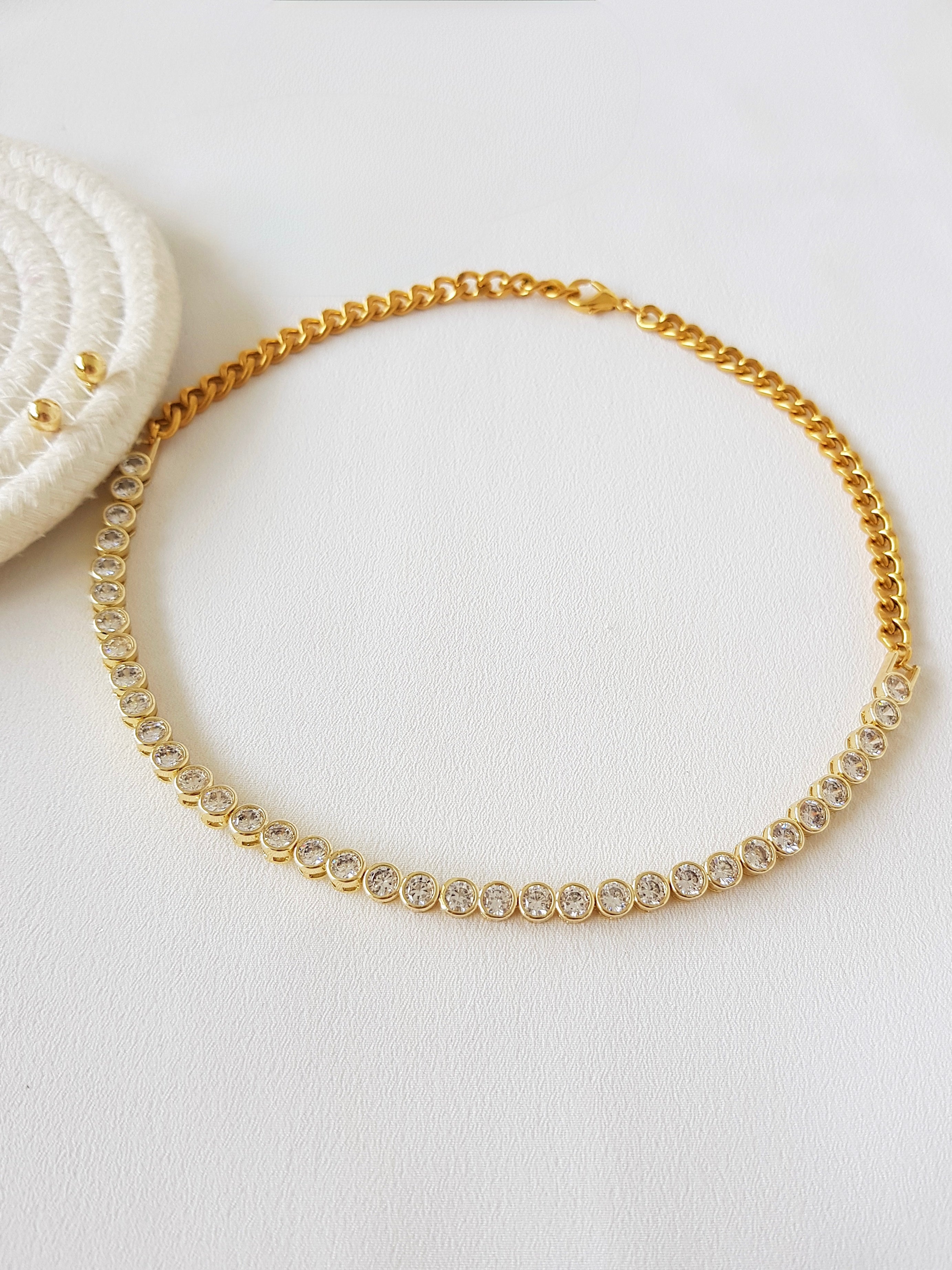 CHOKER CRISTALES ABRIL