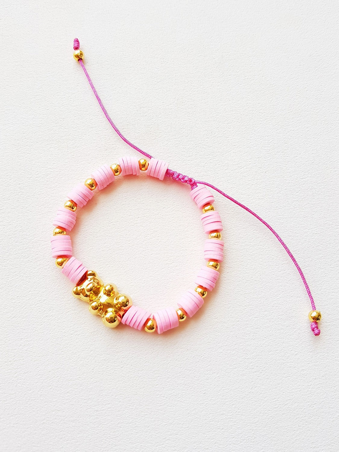 PULSERA OSITO ROSA