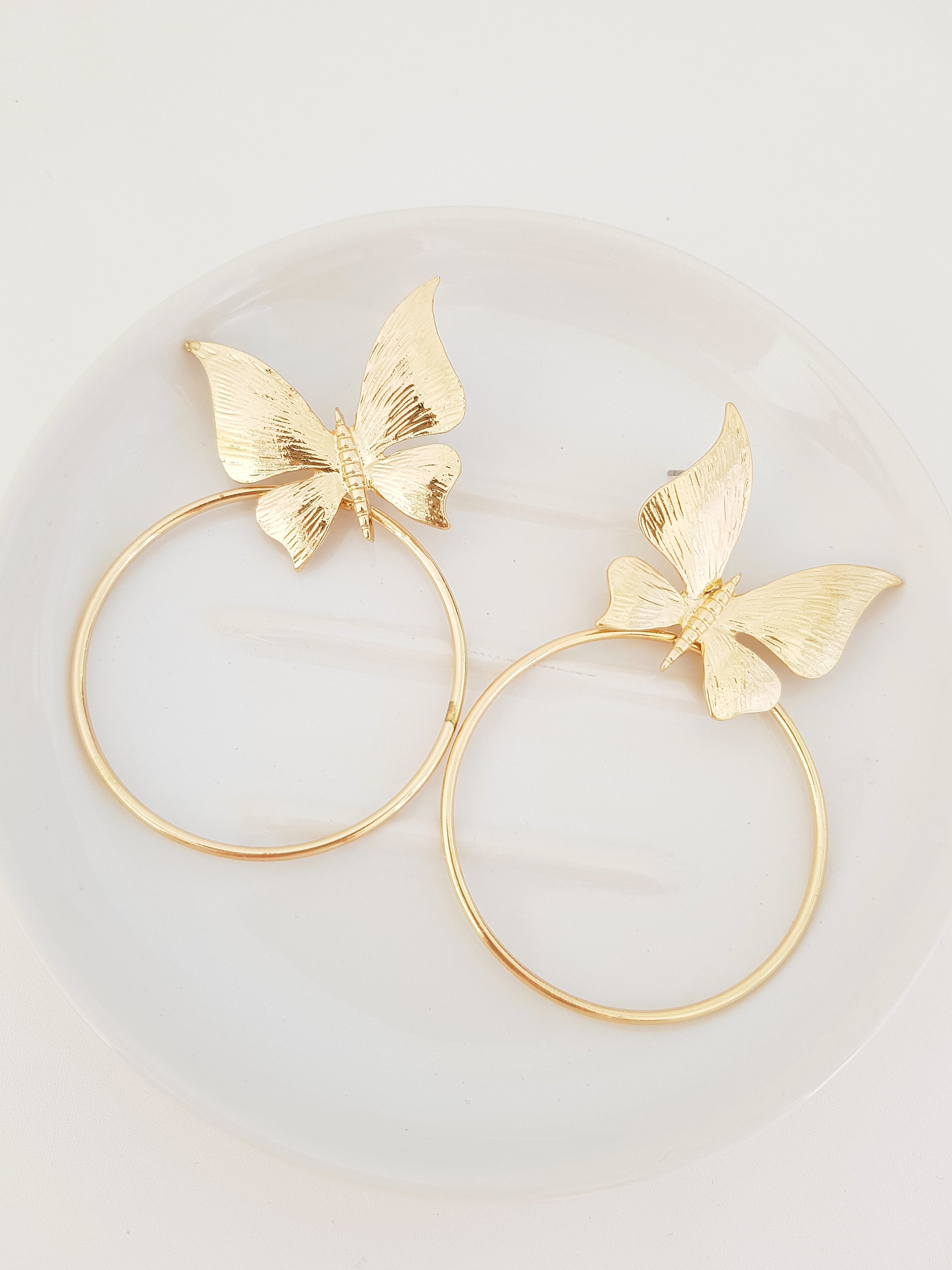 ARETES MARIPOSAS