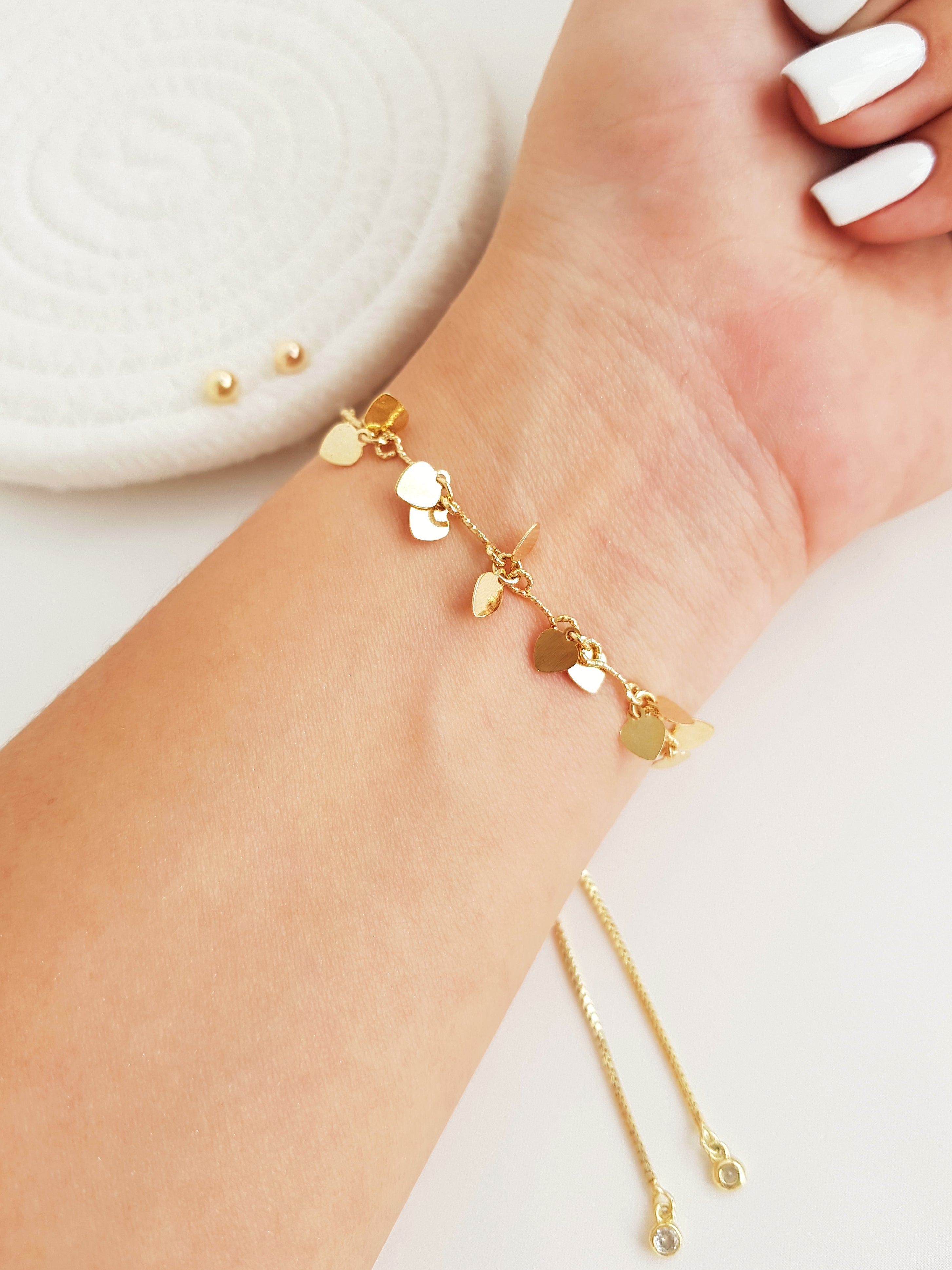 PULSERA MULTI CORAZONES