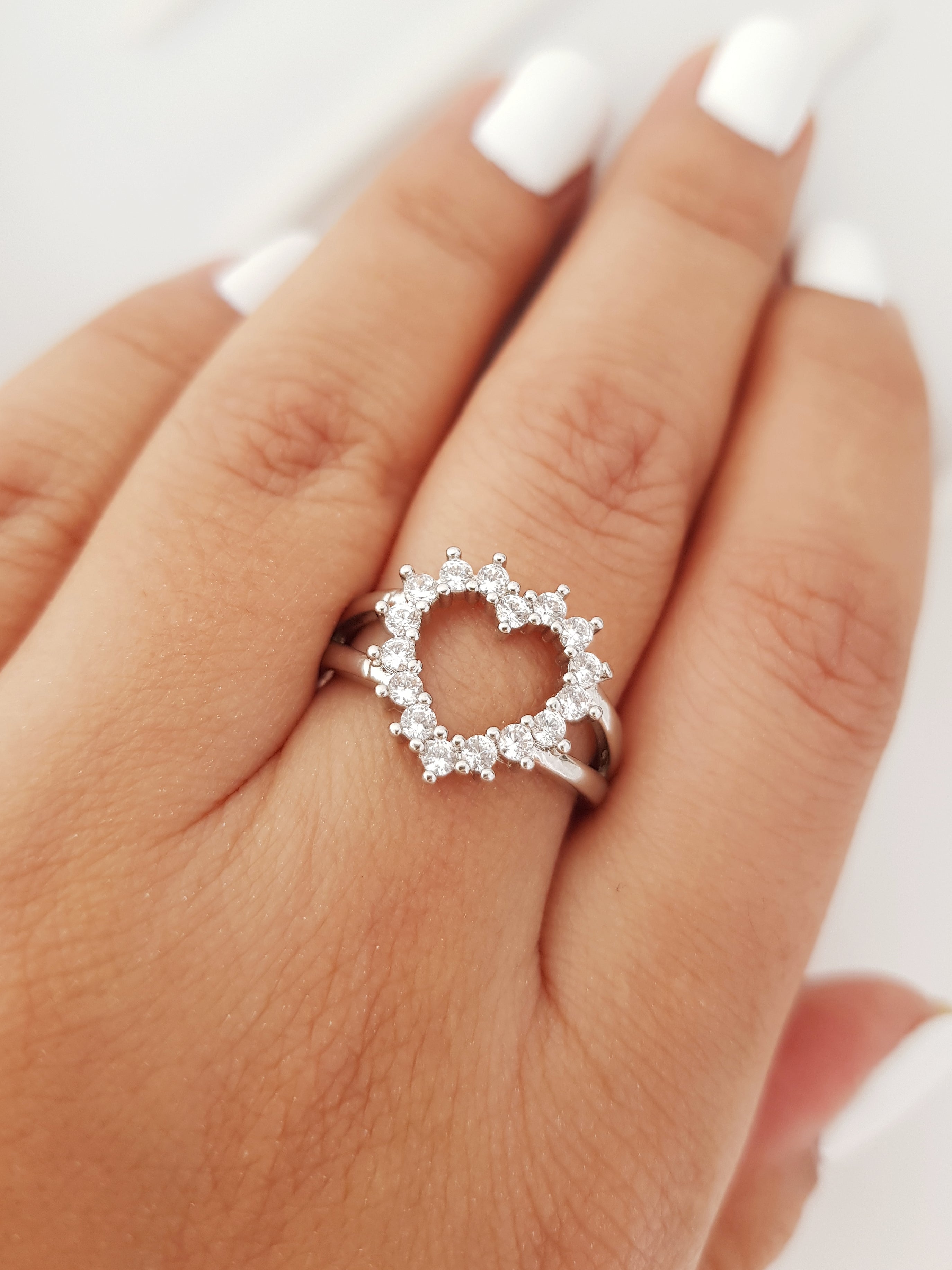 ANILLO CORA SILVER