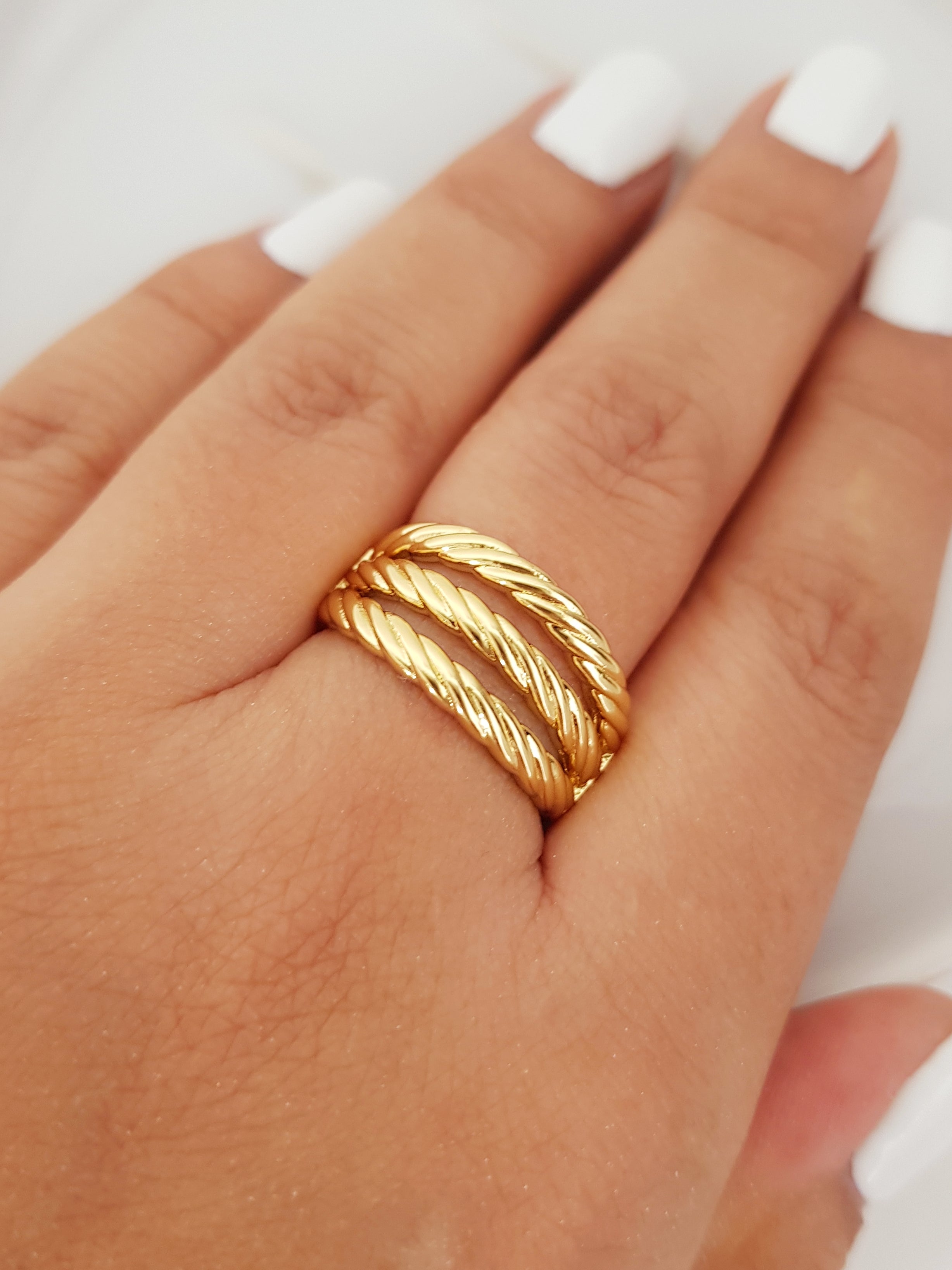 ANILLO TRIPLE MICAELA