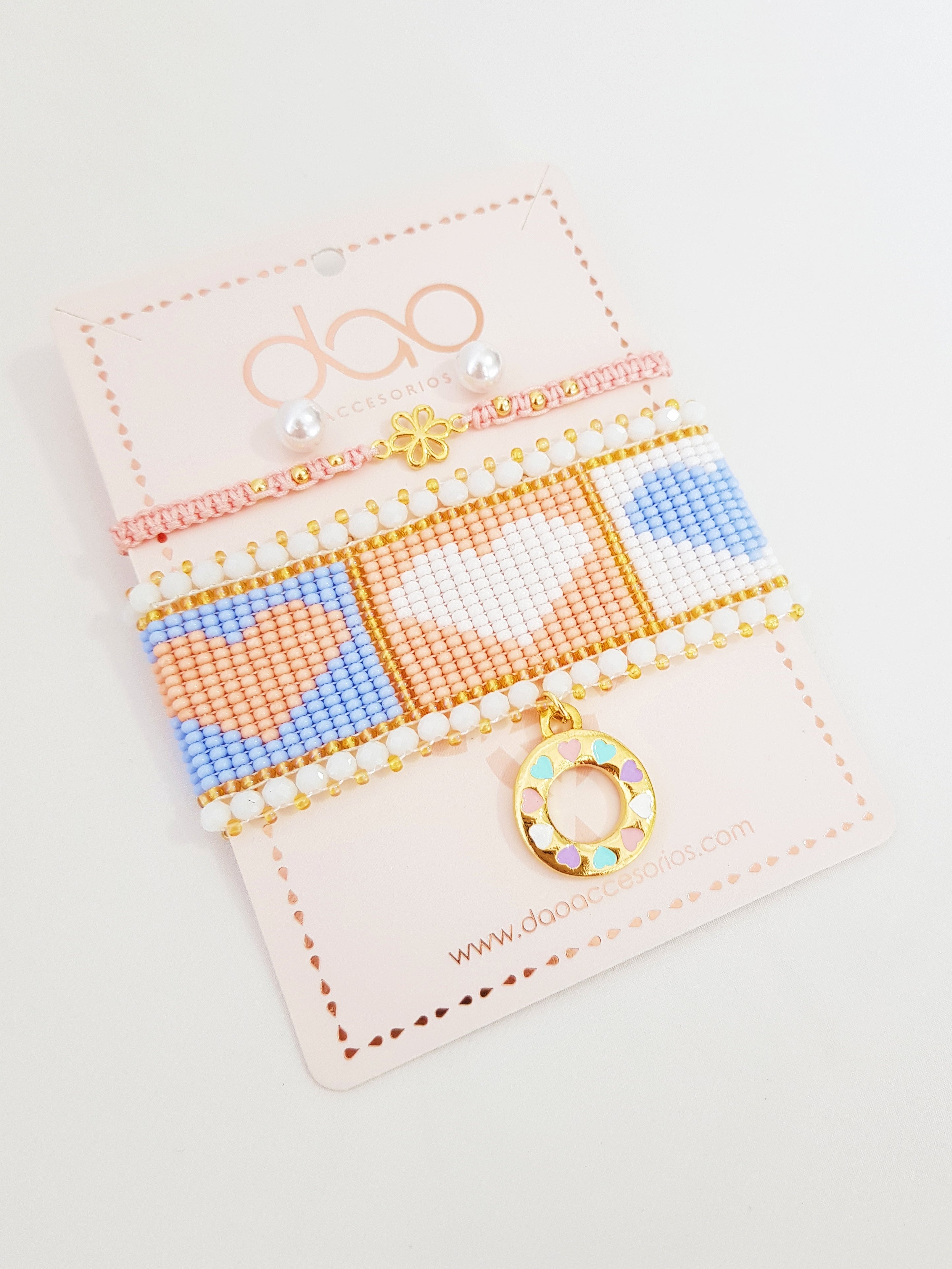 SET PULSERAS PASTELINA