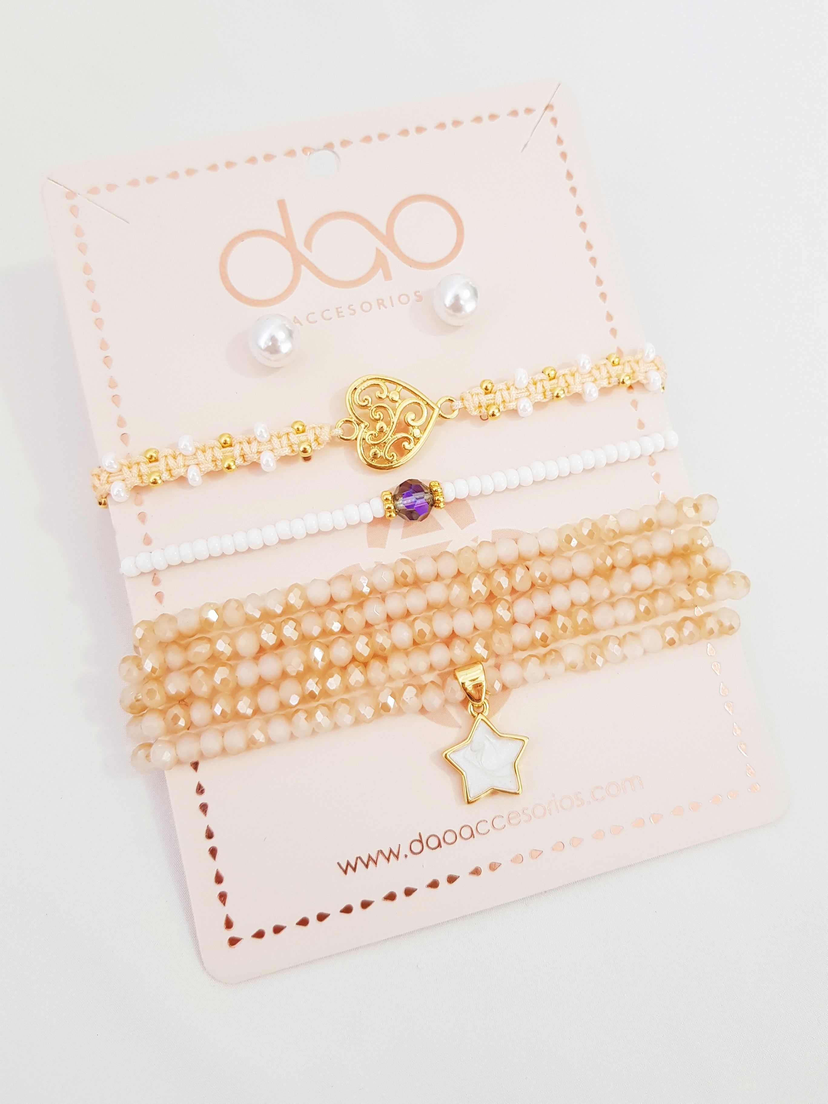 SET PULSERAS CLARITA