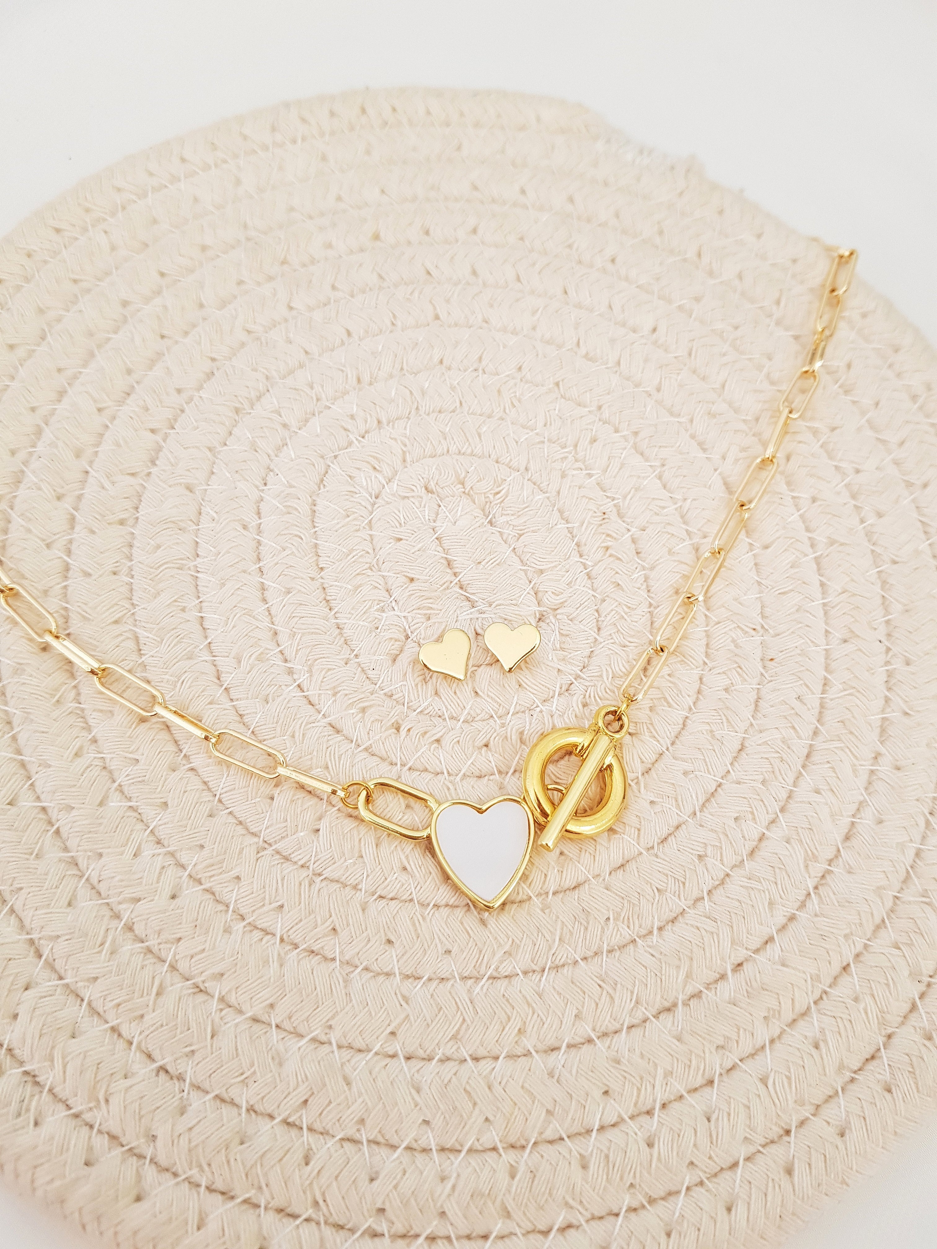 COLLAR BROCHE CORAZÓN