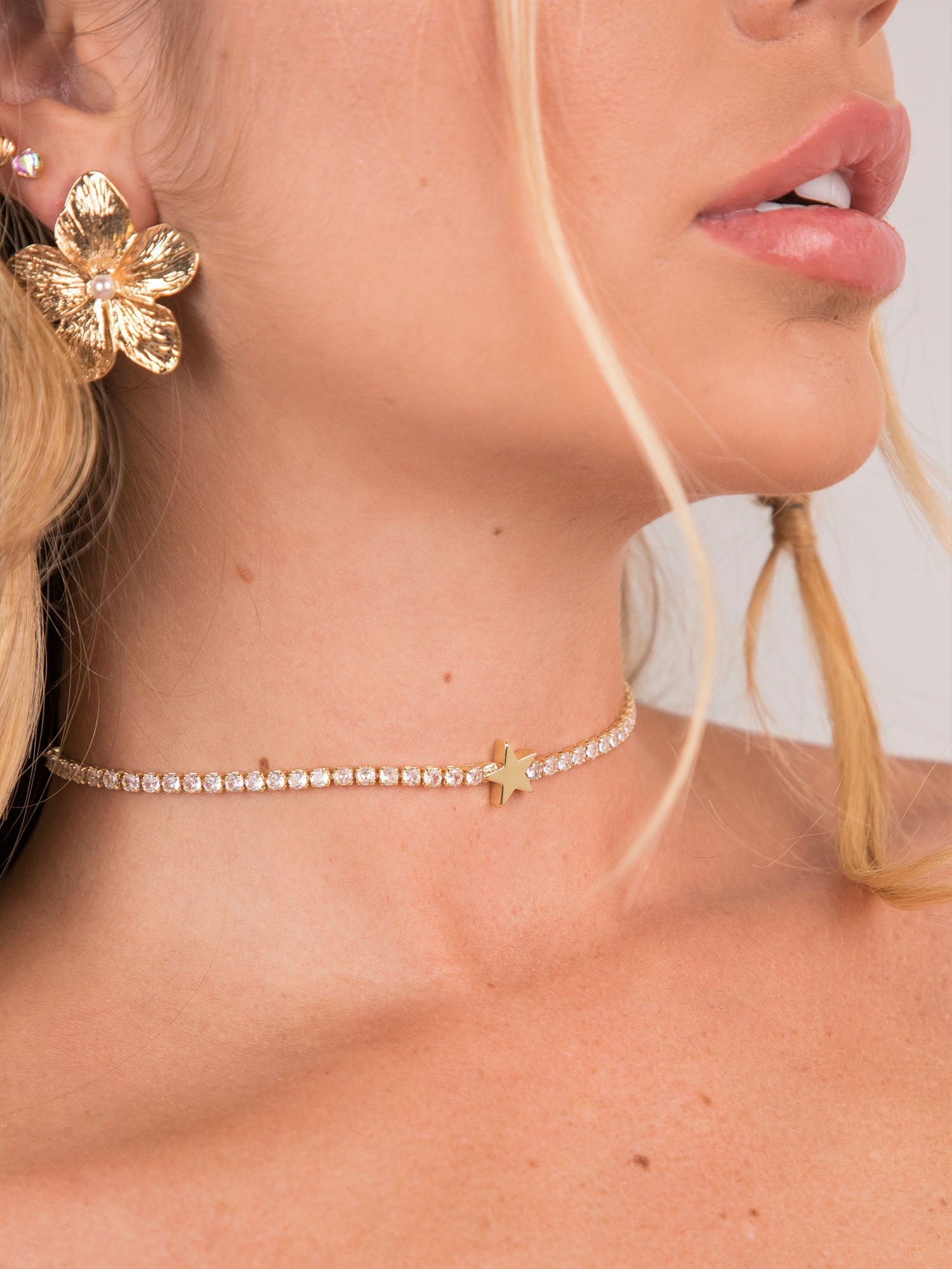 CHOKERS CRISTALES ALICIA