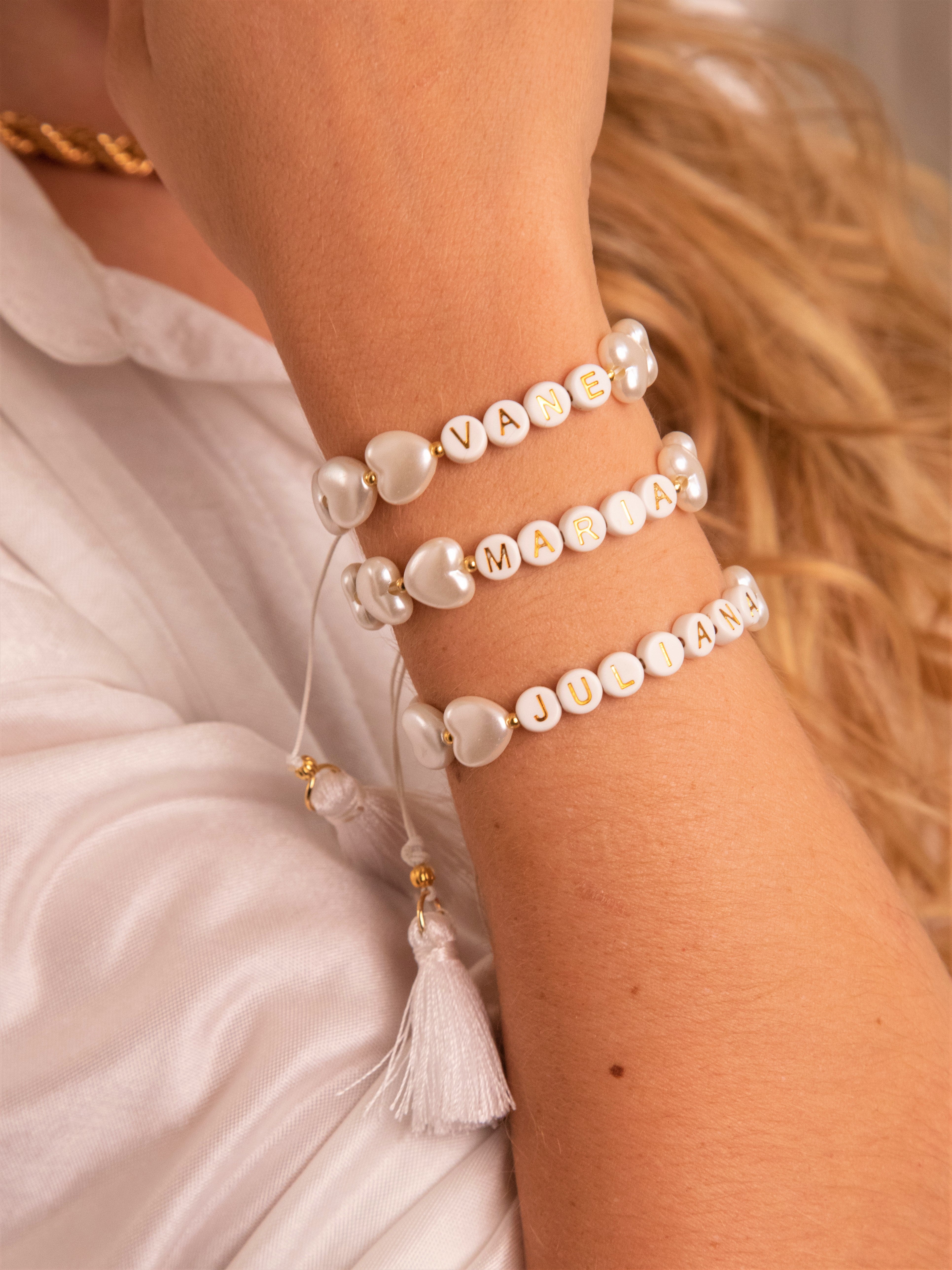 PULSERA BORLAS PERSONALIZADA