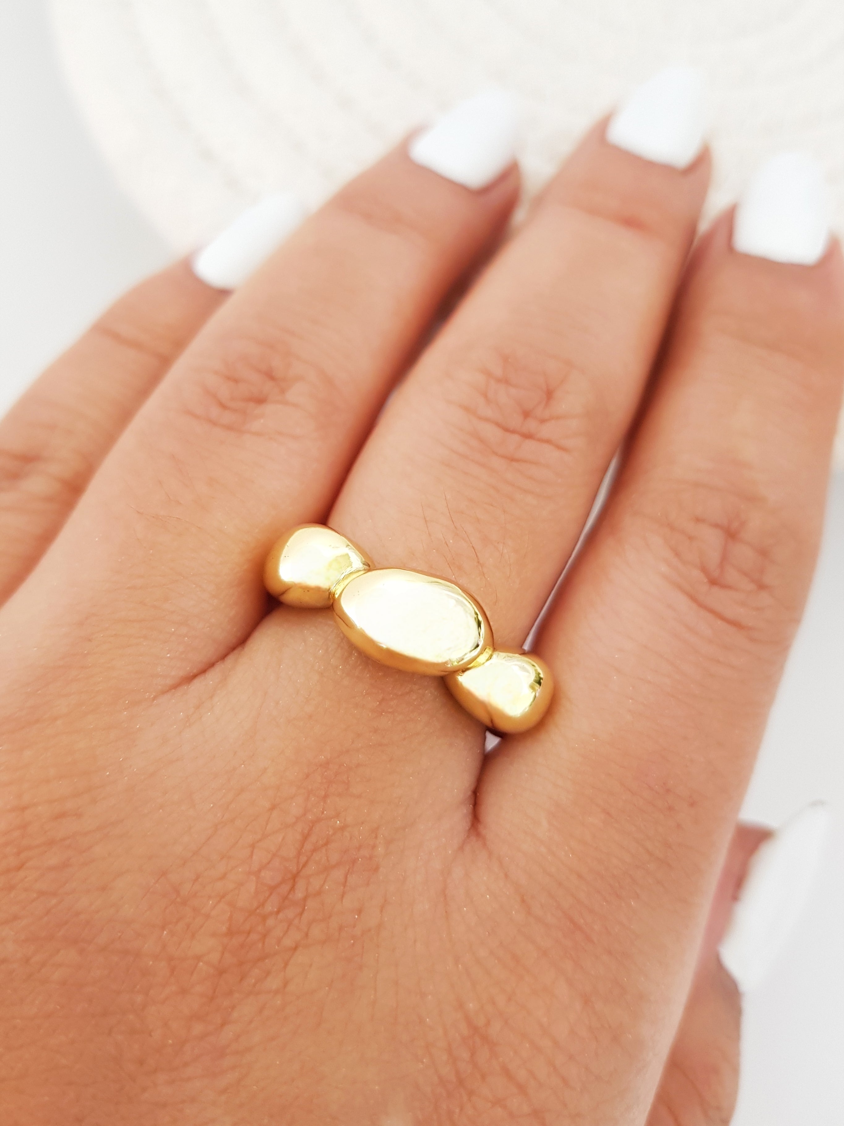 ANILLO CHUNKY ONDAS