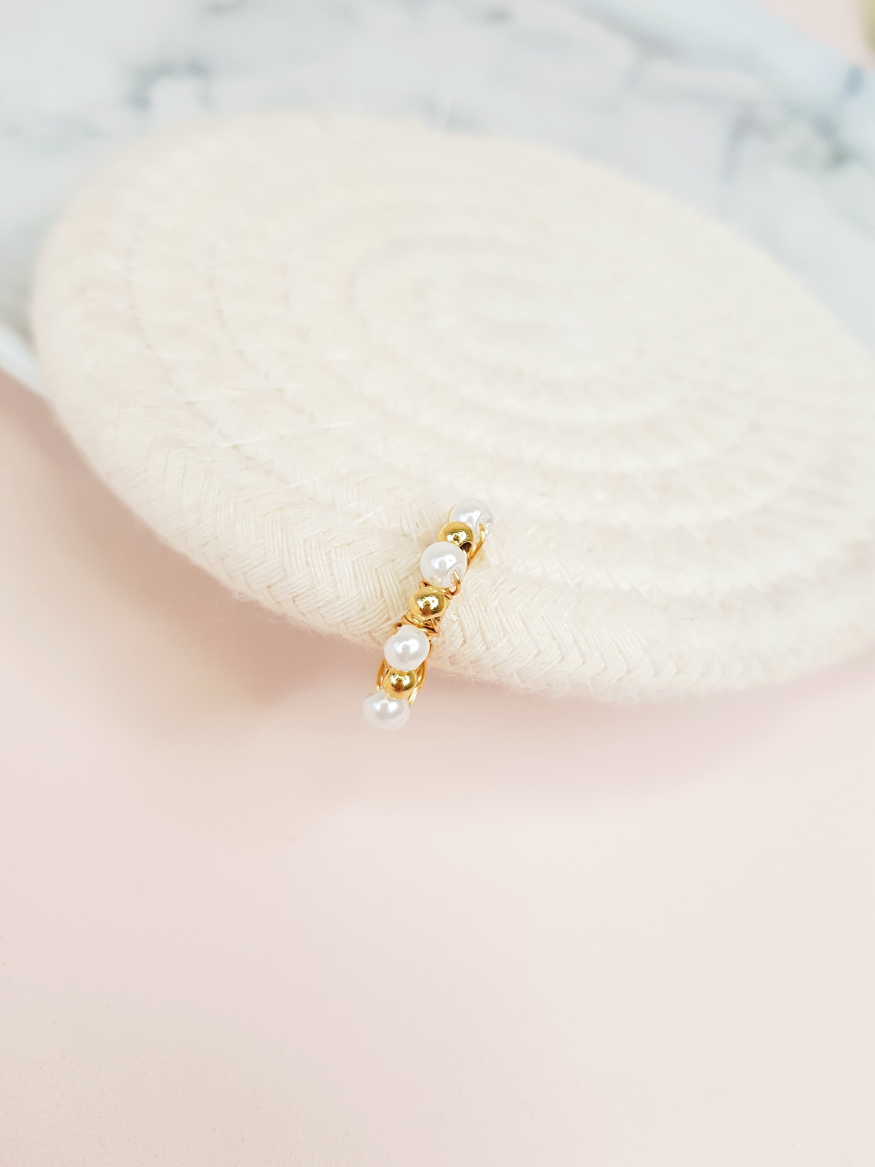 EARCUFF PERLAS BALINES