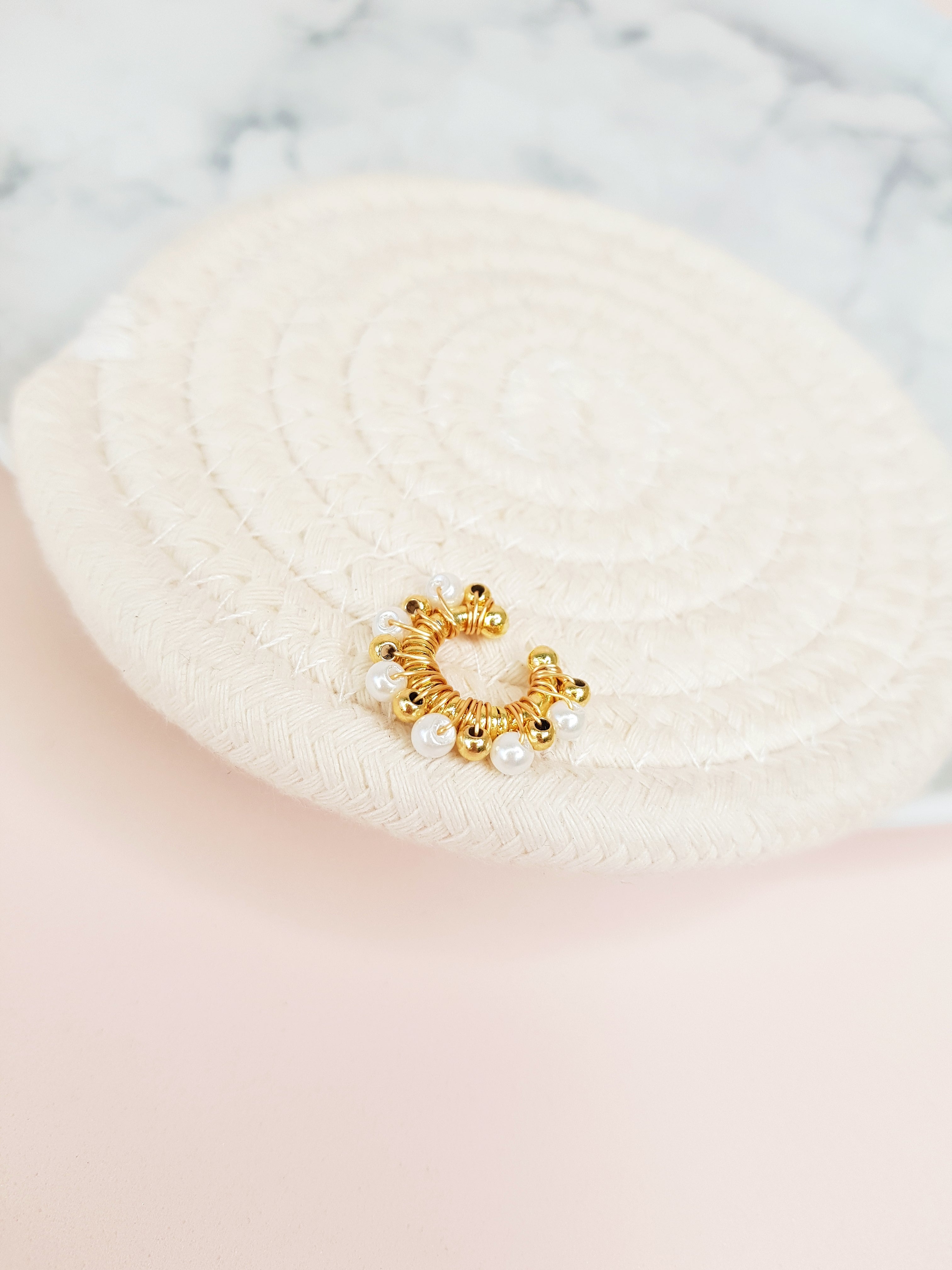 EARCUFF PERLAS BALINES