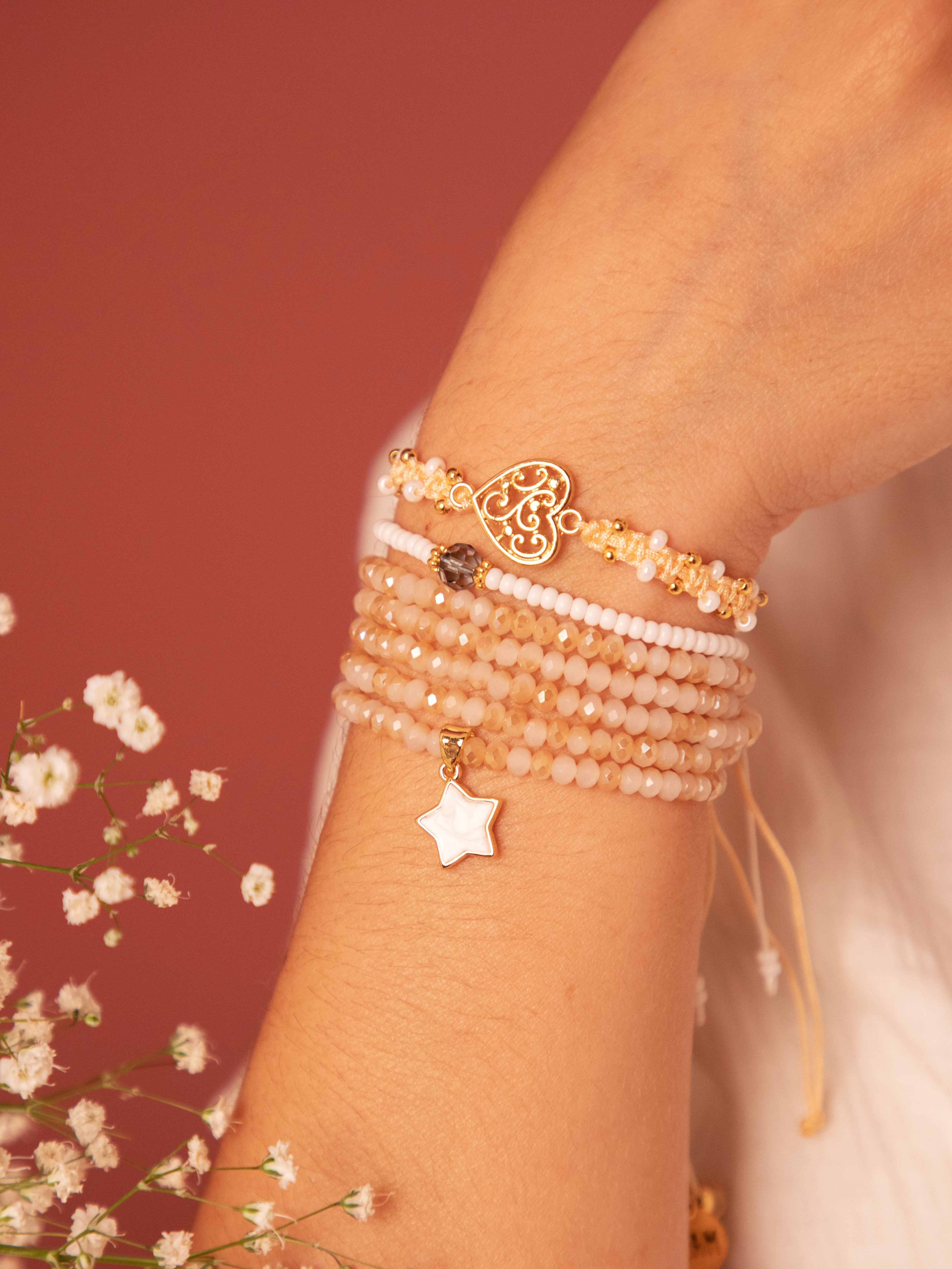 SET PULSERAS CLARITA