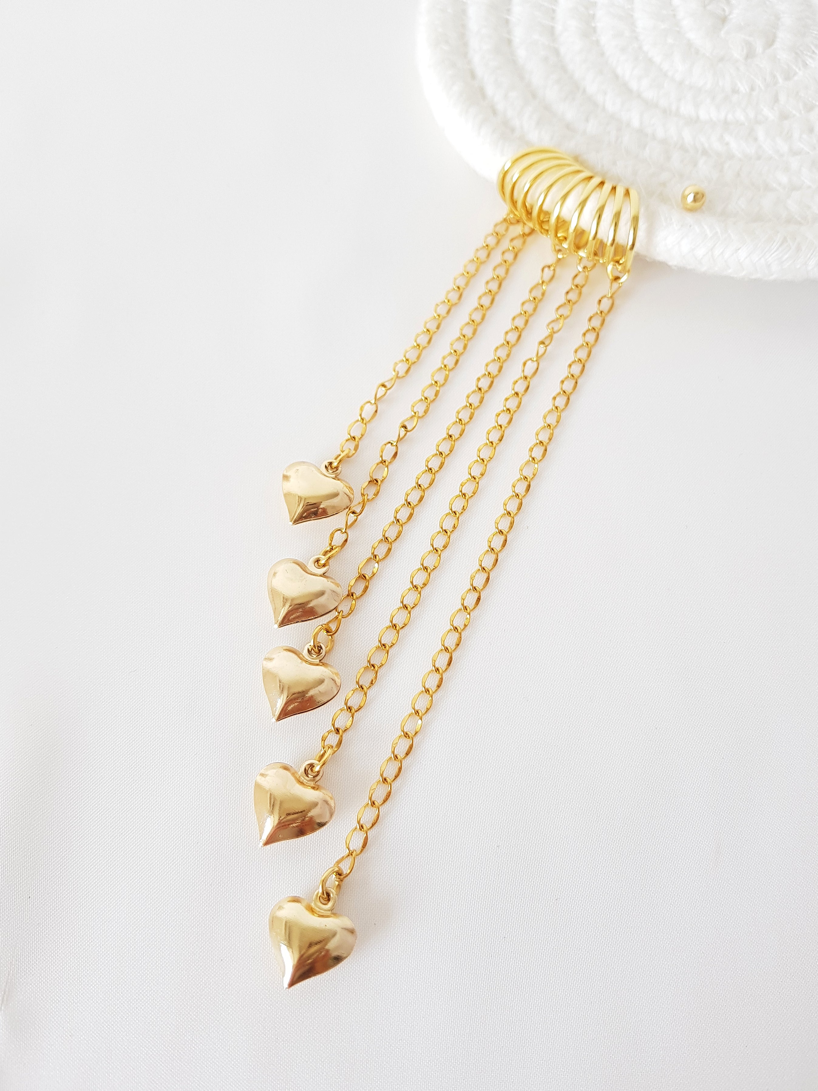 EARCUFF MAXI CORAZONES