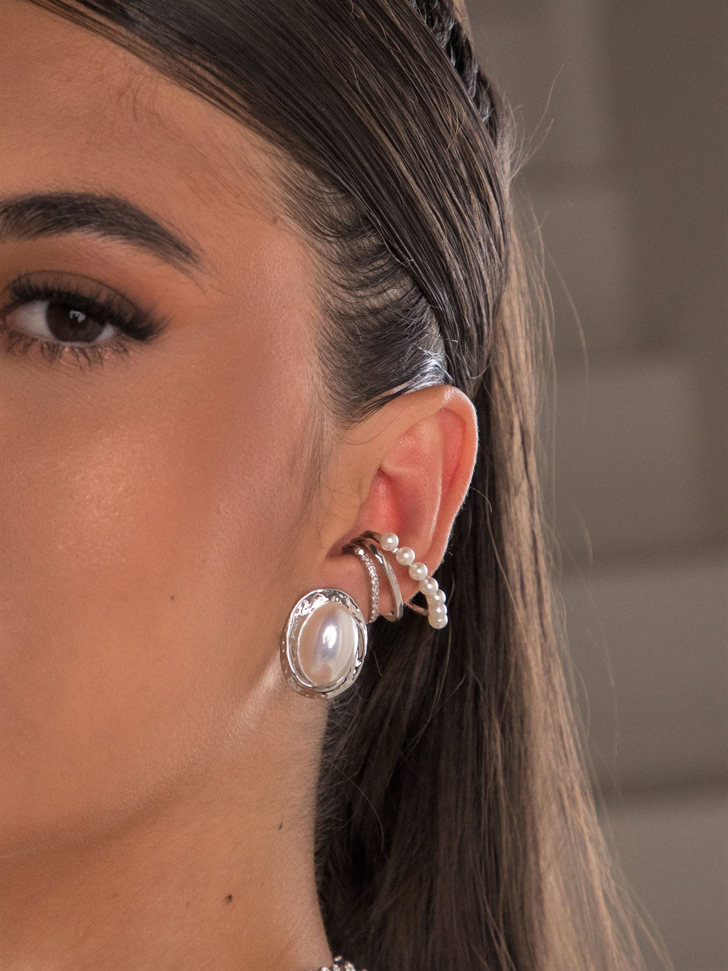 TOPOS PERLA MIA SILVER